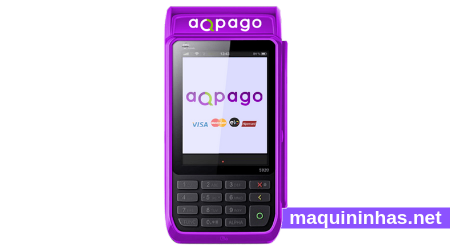 Maquininhas de Cartões Aqpago bobina s920 pax