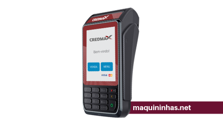 Maquininhas de Cartões Credmax bobina