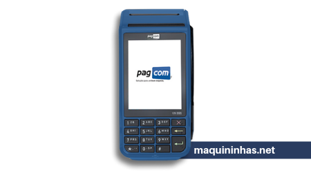 Maquininhas de Cartões PagCom Pax S920 Bobina