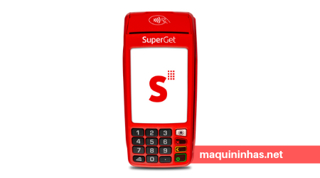 Maquininhas de Cartões Superget getnet Santander Bobina Superdigital